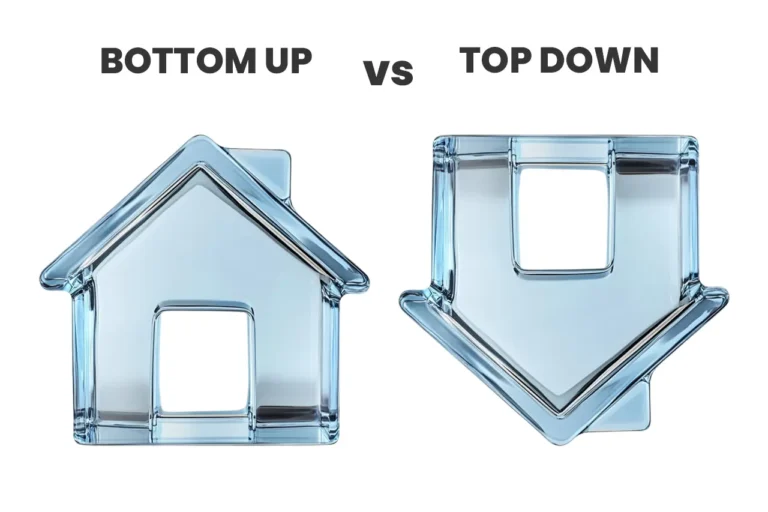 Bottom up vs top down approach